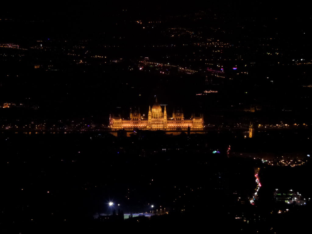 Budapest Parliament from the hills